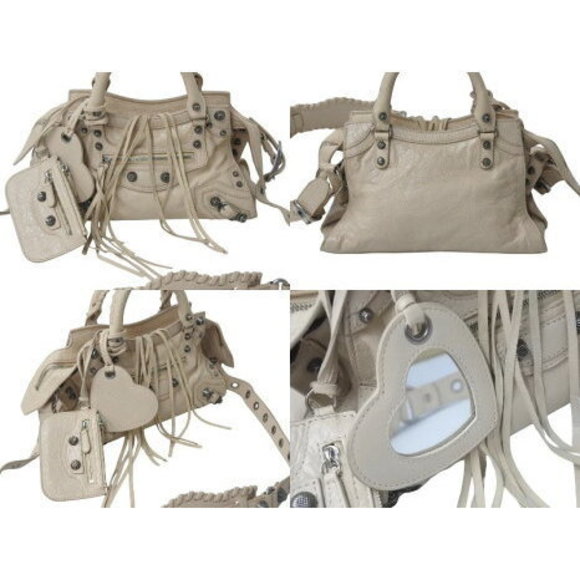 Balenciaga NEO CAGOLE Shoulder Bag beige - Picture 2 of 9